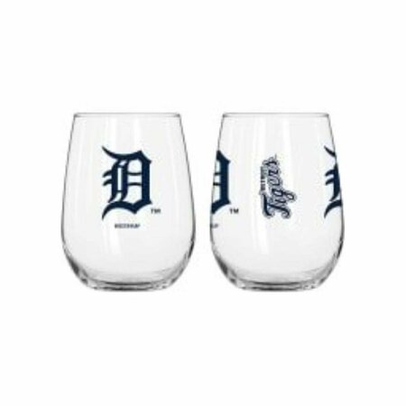 LOGO CHAIR 16 oz Major League Baseball Detroit Tigers Gameday Curved Beverage Glass 511-G16CB-1